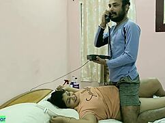 Imagine a Bengali husband sharing his hotwife with a friend for a steamy threesome fuck. He joins in the intense action.