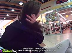 Mallcuties features amateur Czech teens banging hard on public streets