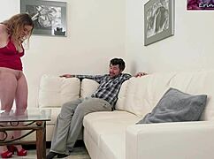 fucking the milf next door with her big tits bouncing 😍