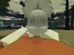 Cute milf jumps cock with femdom