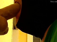 Watch this gay guy in hood deepthroat a dildo?