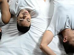 The New Year's Party ENDS in SEX with THREE guys and their MONSTER COCKS