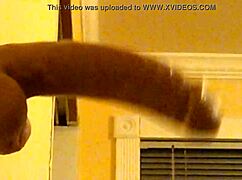 Watch this gay guy in hood deepthroat a dildo?