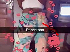 Bold Ebony Babe Maps Her Bigger Ass and Tits