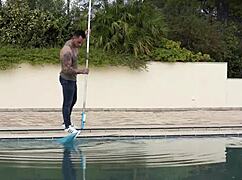 Milf gets busted masturbating with big cock!