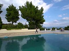 Milf gets busted masturbating with big cock!