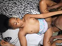 Lovely African Teen 18+s Savor Big BBCs at Home