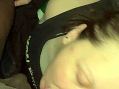 Succubus feels deep emotions at work with big black cock