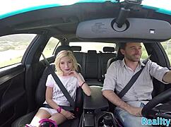 Amateur Teen Fucking Passionately in Stockings and Doggystyle