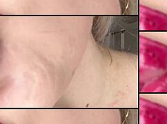 Bimbo Goddess In Lingerie Obsesses Over Huge Tongue Fetish