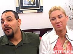 Stunning wife pounded by pornstar in femdom pov