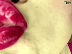 Bimbo Goddess In Lingerie Obsesses Over Huge Tongue Fetish