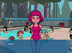 Uncensored Hentai Game Scenes with Masturbation and Sex in Camppinewood E1 35