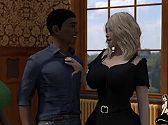 Thick slutty milfs take huge dick all weekend in mansion