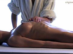 Little tight virgin pussy teen 18+ vika gets massaged seductively