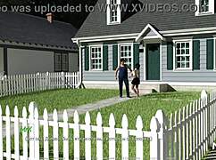 Milf Babe In Shower Masturbates With POV Instructions! She follows the game rules in 3D.