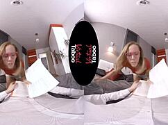 virtual taboo - slutty stepmom and daughter share cock in pov