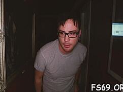 legal age teen wench deepthroats hardcore fucking