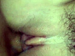 The asian girl's pussy looks so flabby and inviting in this scene