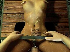 pov bdsm bound slut's tight pussy gets creamed and pisses on cock