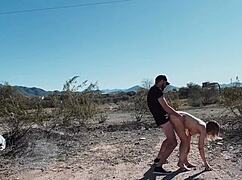 Sex on Desert Roadside Caught in Action