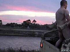 Gay Sex Soldier Manga Featuring Military Men Masturbating Hard