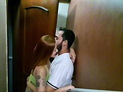 Redhead Amateur Leaves Carnival to Ride Muscular Bodybuilder's Cock with Anal and Blowjob Leading to Creampie