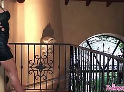 Angela Sommers masturbates solo with toys.