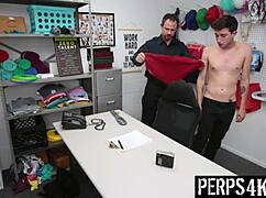 straight guy pleases gay mall officer to escape punishment - perps4k