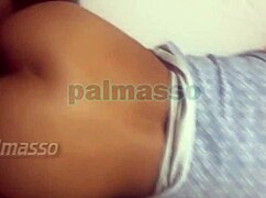 Young teen whore offers sex for money, ignoring screams during anal creampie.