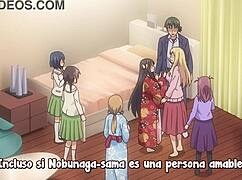 Nobunaga-sensei no osanazuma episode 12. Anime hentai with big tits and sucking scenes.