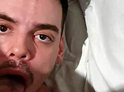 Guy Sucks Incredible Cock