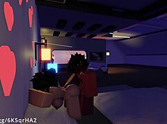 Demon Passionately Fucks His Adoring Hot Fan On Roblox