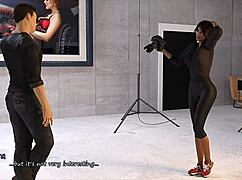 Big City Pleasures 47: Brunette Cassie Poses for Sexy Photographer