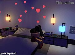 Demon Passionately Fucks His Adoring Hot Fan On Roblox