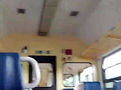 oh yeah, suck that big cock on the train!