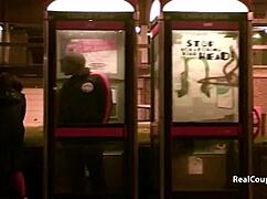 i dared my skinny girlfriend to flash and fuck outdoors with a black guy