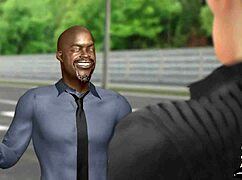 Freaky BBC Meets Their Next Sexual Conquest in Wild 3D Cartoon with Monster Cock