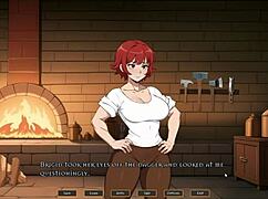 Tomboy Girl Masturbates in Hot Forge Hentai Game Episode 1