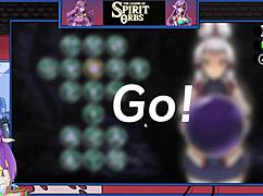 paya in legend of spirit orbs masturbates to orgasm, squirting