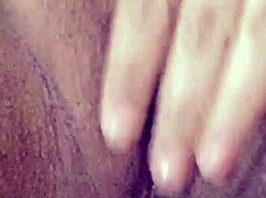 Analaysya Moore's pretty pussy dripping with cum and squirts.