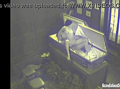 Couple Fucking Hardcore In Coffin Caught On Hidden Camera