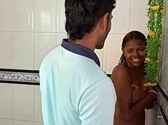 Stepbrother Watches Bathing, Seduces for Hard Fuck