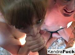 Skinny Teen Brunette Exclaims, 'Suck My Cock in Hot Double Blowjob Threesome!' Pornstar Fucking.