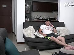 Mature Redhead Manicurist Fucks Client Bent Over