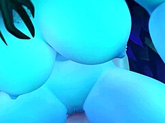 the night elf from wow rides in romantic cowgirl sex with intense orgasm