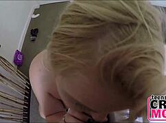 Blonde Teen 18+ Seeks Cash Fast