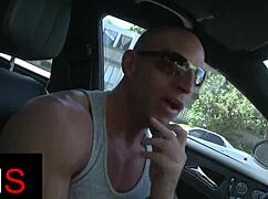 Sexy tall girl fucked in pussy with cumshot on tits from huge cock