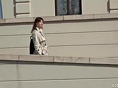 Deutsche Scout - Hartes Anal Casting für Kristin