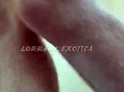 Albina showing off in shorts, see what she's up to.